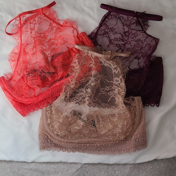 🥳LAST ONE (32D)🥳BUY 1 GET 1 FREE NWT VICTORIA SECRET BEIGE BRA - Picture 8 of 9